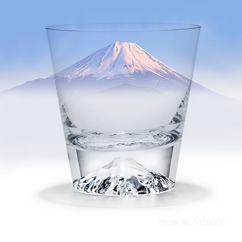Wine Xo - Gelas Anggur Kristal Gunung Fuji Jepang,