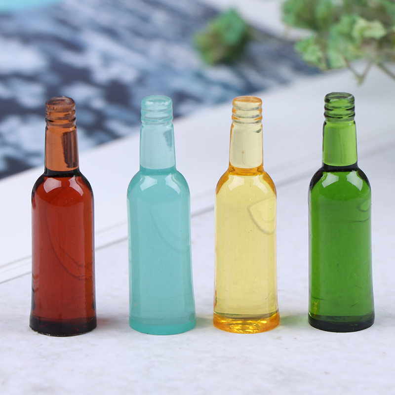 Wine Beer Drink - 6 Buah 1:12 Miniatur Rumah Boneka
