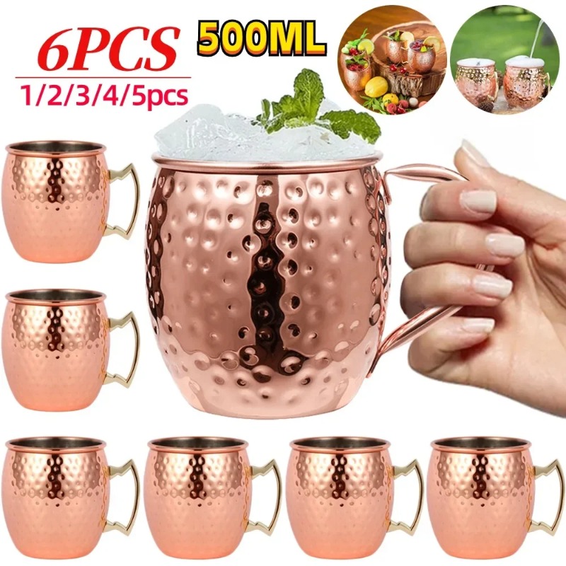 Wine Beer Juice - 1-6 Buah Cangkir Anggur Koktail Mug