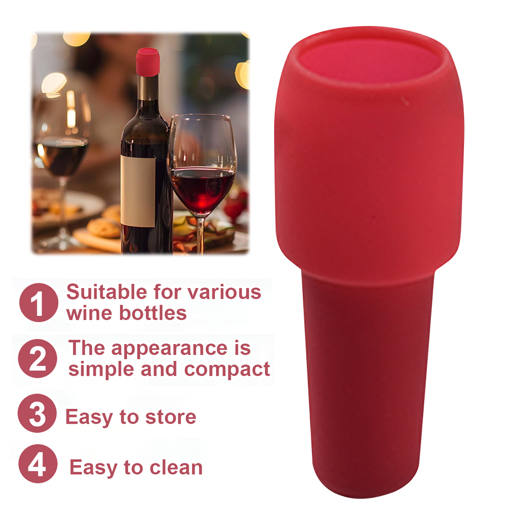 Wine X Beer - Penutup Botol Anggur Silikon, Penutup Botol
