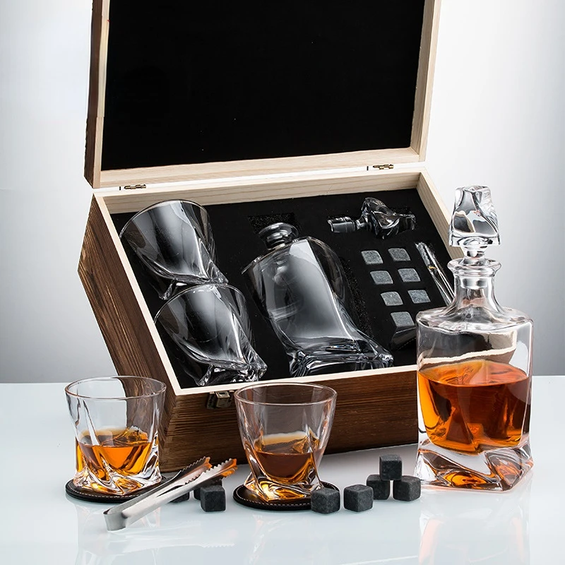 Whiskey Stone Set - Set Hadiah Wadah Wiski dan Batu