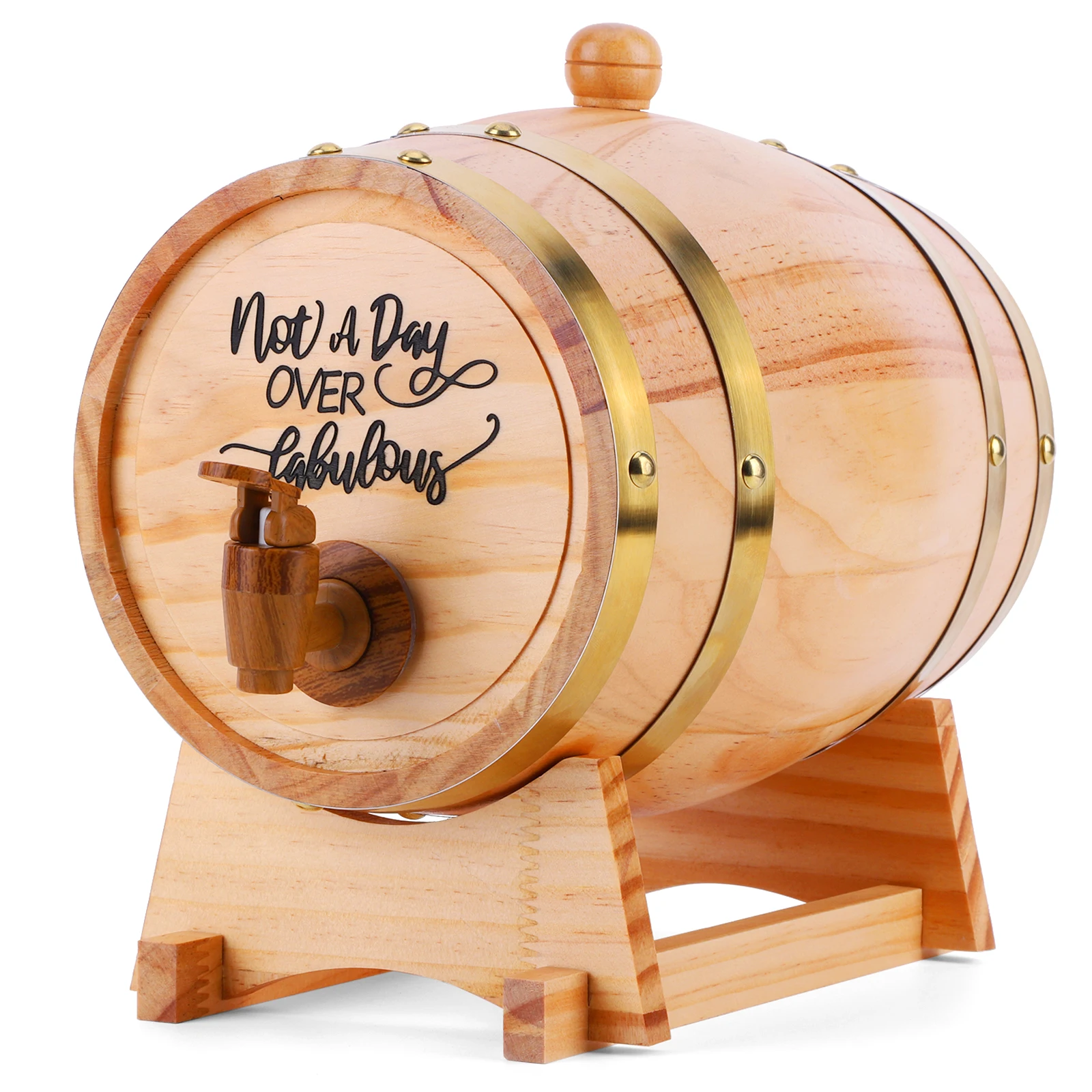 Tong Wiski Kayu 3L dengan Dudu - Wine Beer The Whiskey ulasan dan harga