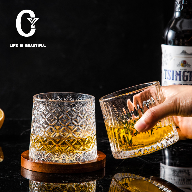 Gelas Wiski Putar Kreatif Gela - Wine Beer The Whiskey ulasan dan harga