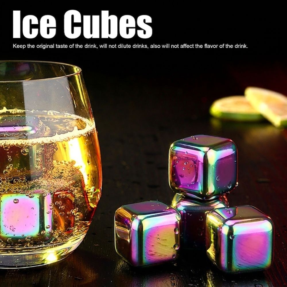 Es Batu Logam Stainless Steel  - Whiskey Stone Set ulasan dan harga