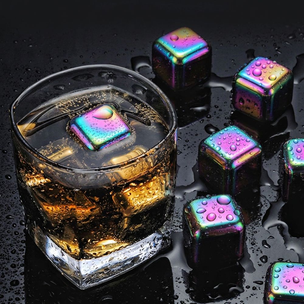 Es Batu Logam Stainless Steel  - Whiskey Stone Set ulasan dan harga
