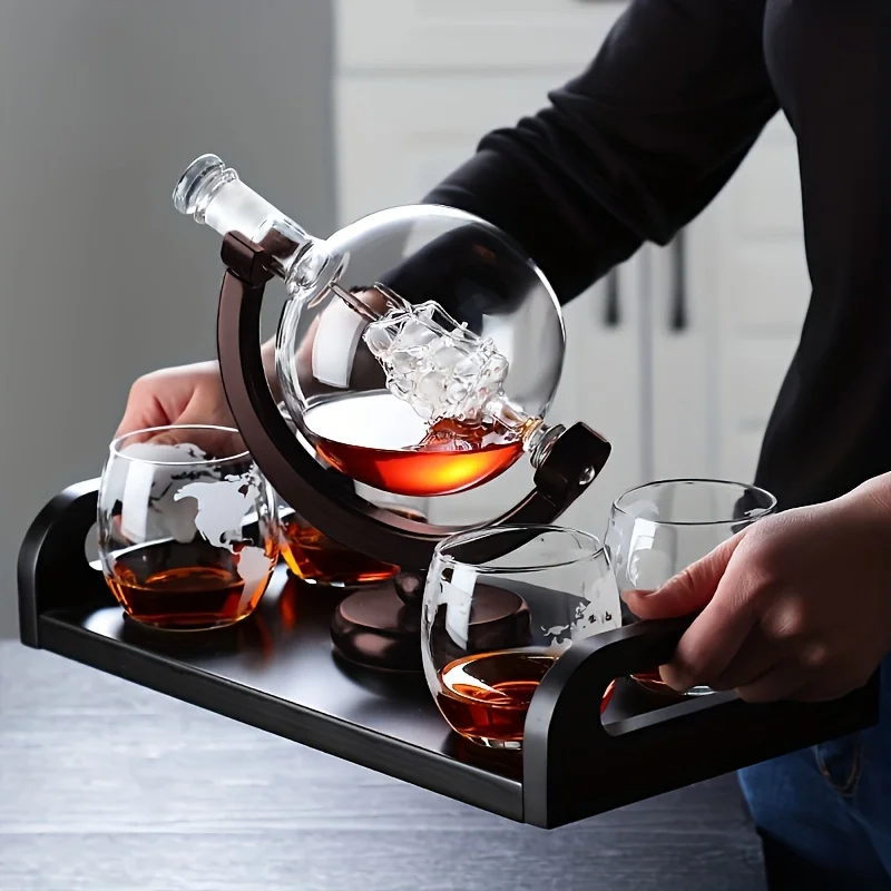 Botol Dekanter Wiski Bentuk Bo - Whiskey Stone Set ulasan dan harga