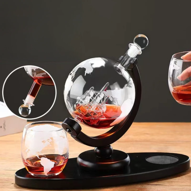 Botol Dekanter Wiski Bentuk Bo - Whiskey Stone Set ulasan dan harga