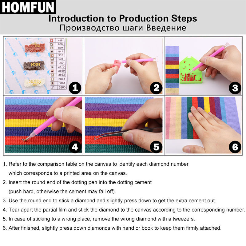 HOMFUN Lukisan Berlian Jahit S - Beer Wine Up ulasan dan harga