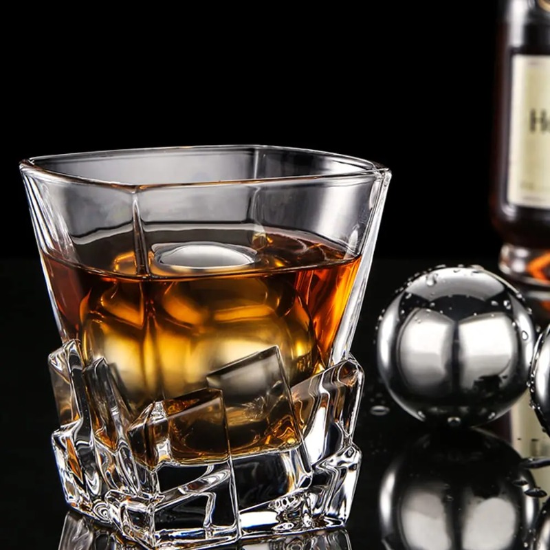 1 Buah Batu Es Stainless Steel - Whiskey Stone Set ulasan dan harga