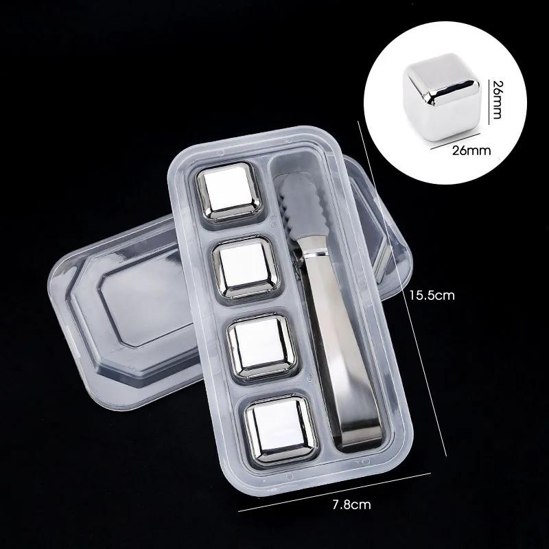 Alat Bar 4/6/8 Pcs Set Batu Es - Whiskey Stone Set ulasan dan harga