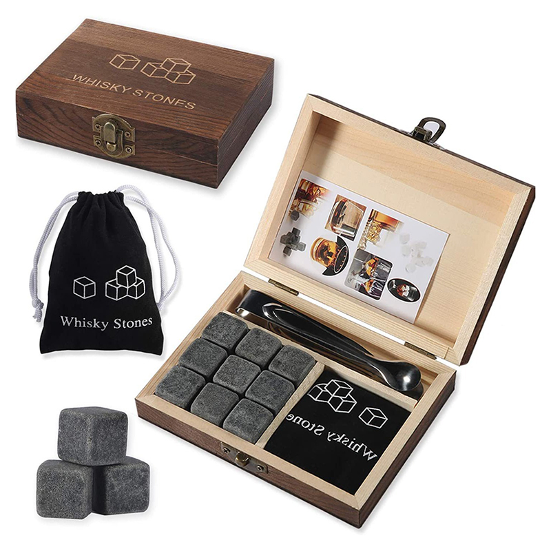9 PCS Batu Es Wiski, Es Batu y - Whiskey Stone Set ulasan dan harga