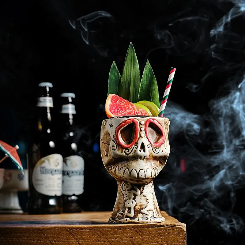 Gelas Koktail Tengkorak Hallow - Wine Beer Mix ulasan dan harga