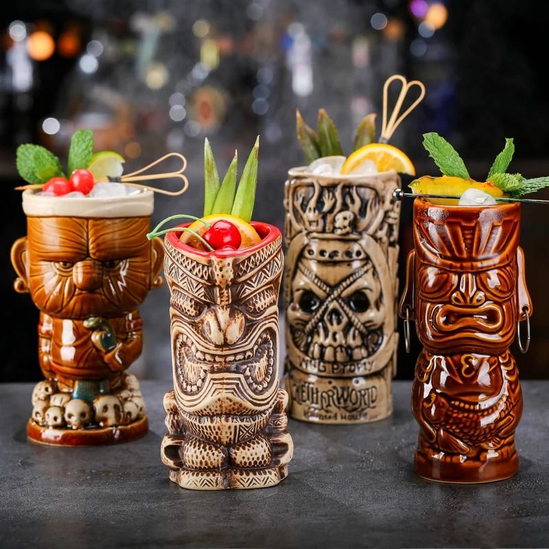 Gelas Keramik Kreatif Motif Sh - Wine Beer Juice ulasan dan harga