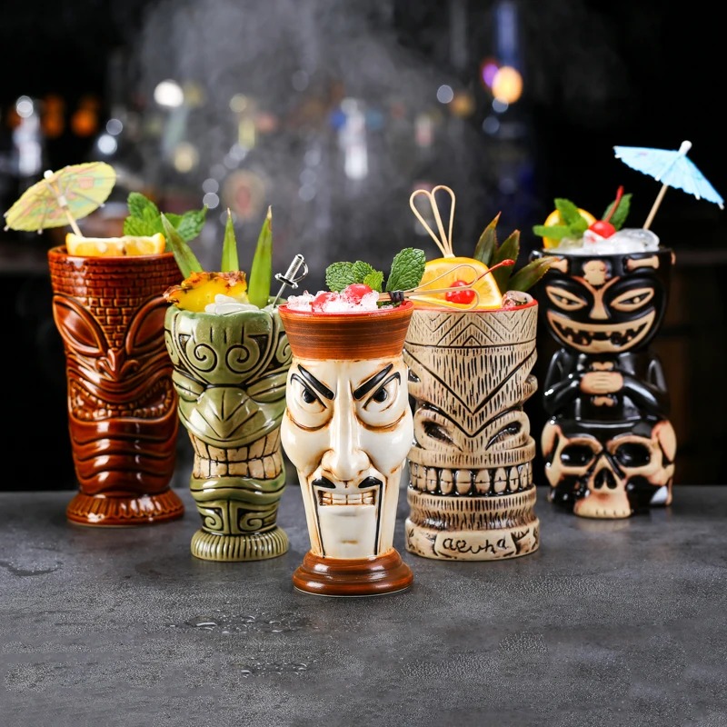 Gelas Keramik Kreatif Motif Sh - Wine Beer Juice ulasan dan harga