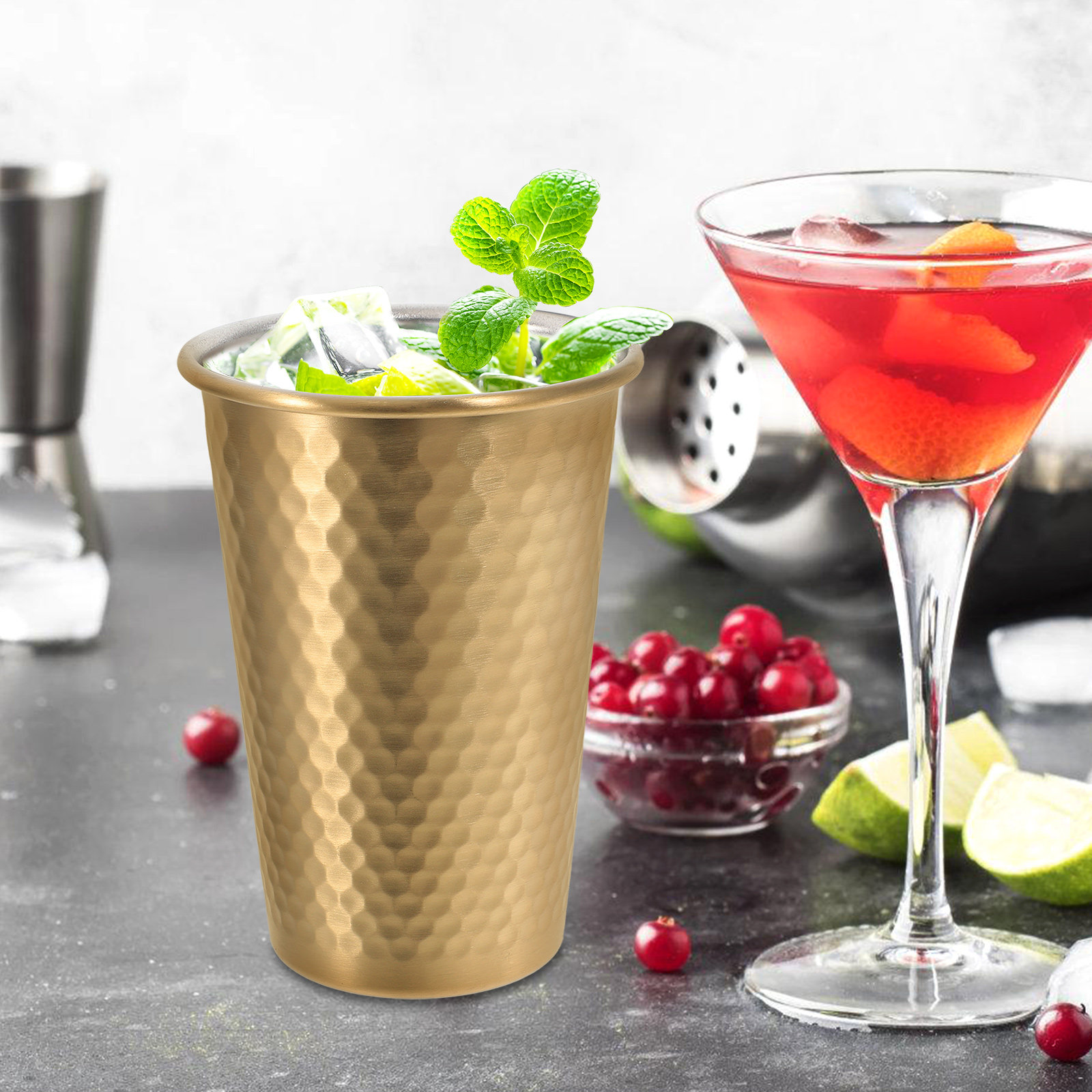 Gelas Bir Stainless Steel Mult - Wine Beer Drink ulasan dan harga