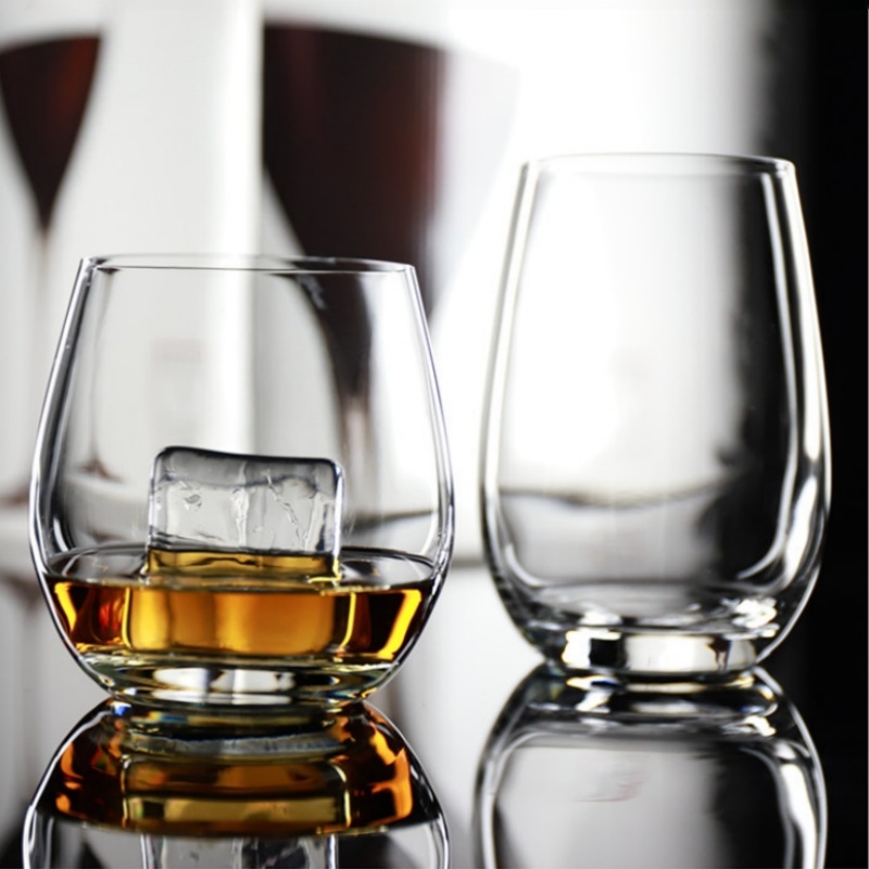 2 Buah Gelas Wiski Bening Gela - Wine Beer Juice ulasan dan harga