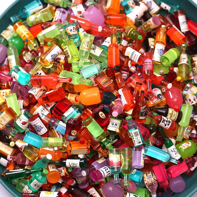 20 Buah Campuran Mini Resin Si - Wine Beer Mix ulasan dan harga