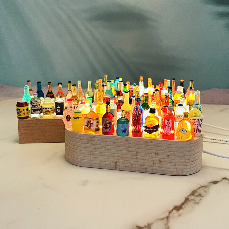 20 Buah Campuran Mini Resin Si - Wine Beer Mix ulasan dan harga
