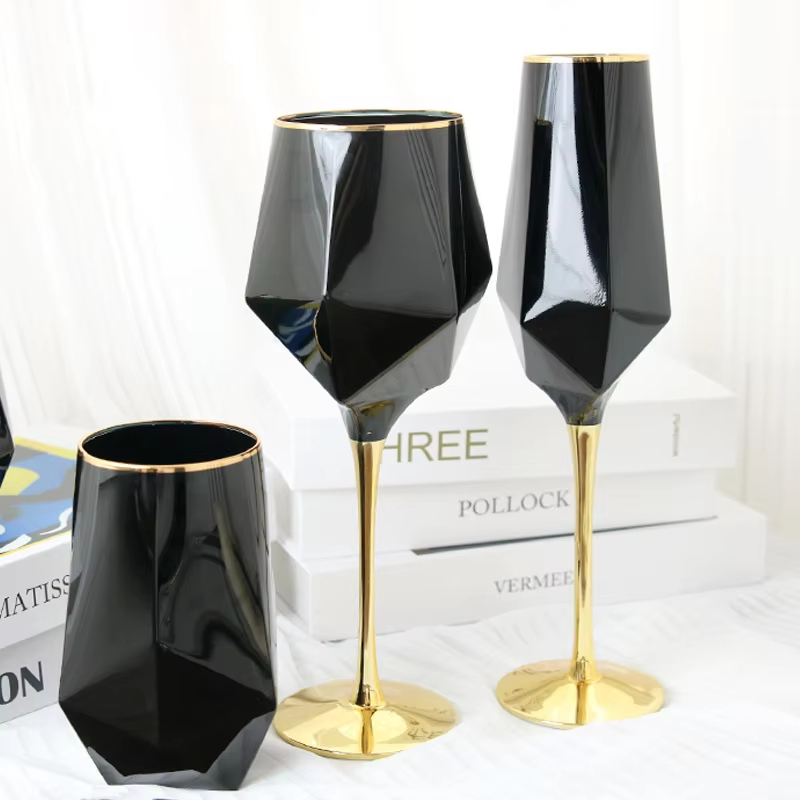 Kacamata hitam murni tepi emas - Wine Beer The Whiskey ulasan dan harga