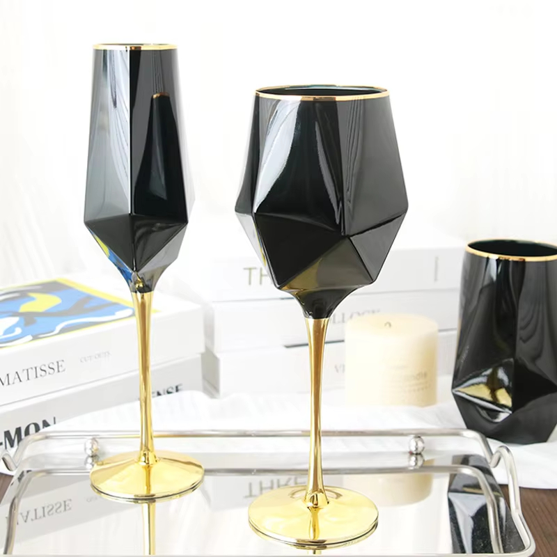 Kacamata hitam murni tepi emas - Wine Beer The Whiskey ulasan dan harga