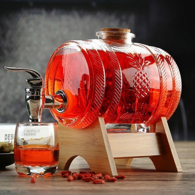 Botol Wiski Kaca 1L, Tong Angg - Wine Beer The Whiskey ulasan dan harga