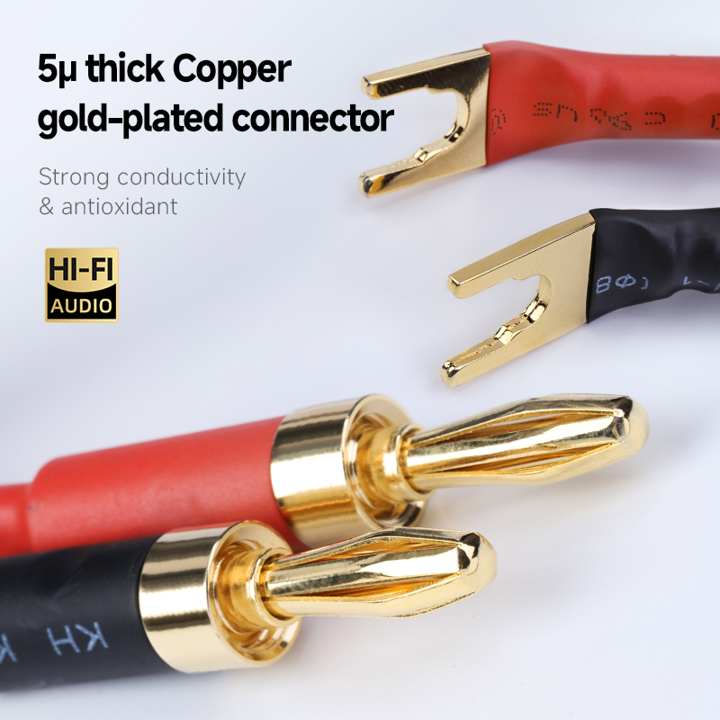 CYKO 1 PCS 6N OFC Kabel Audio  - Wine Xo ulasan dan harga